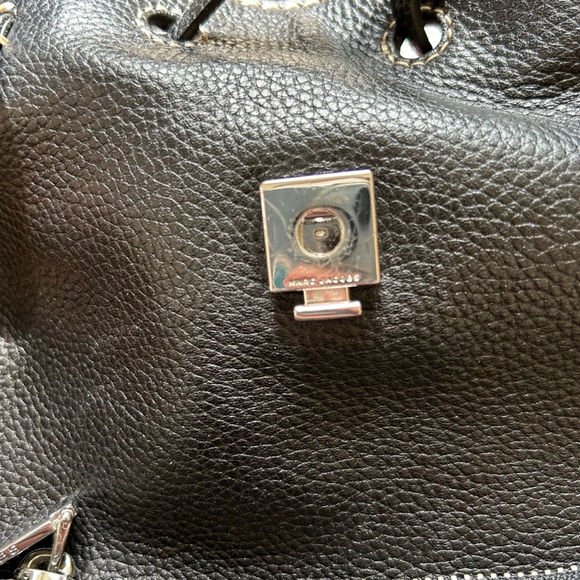 Marc Jacobs Bold Grind leather backpack in black - Picture 6 of 6